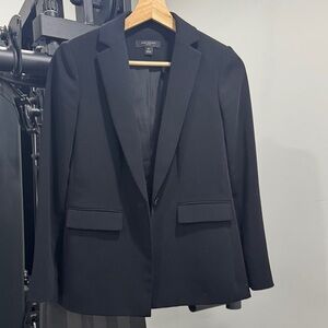 Ann Taylor Black Single-Button Blazer